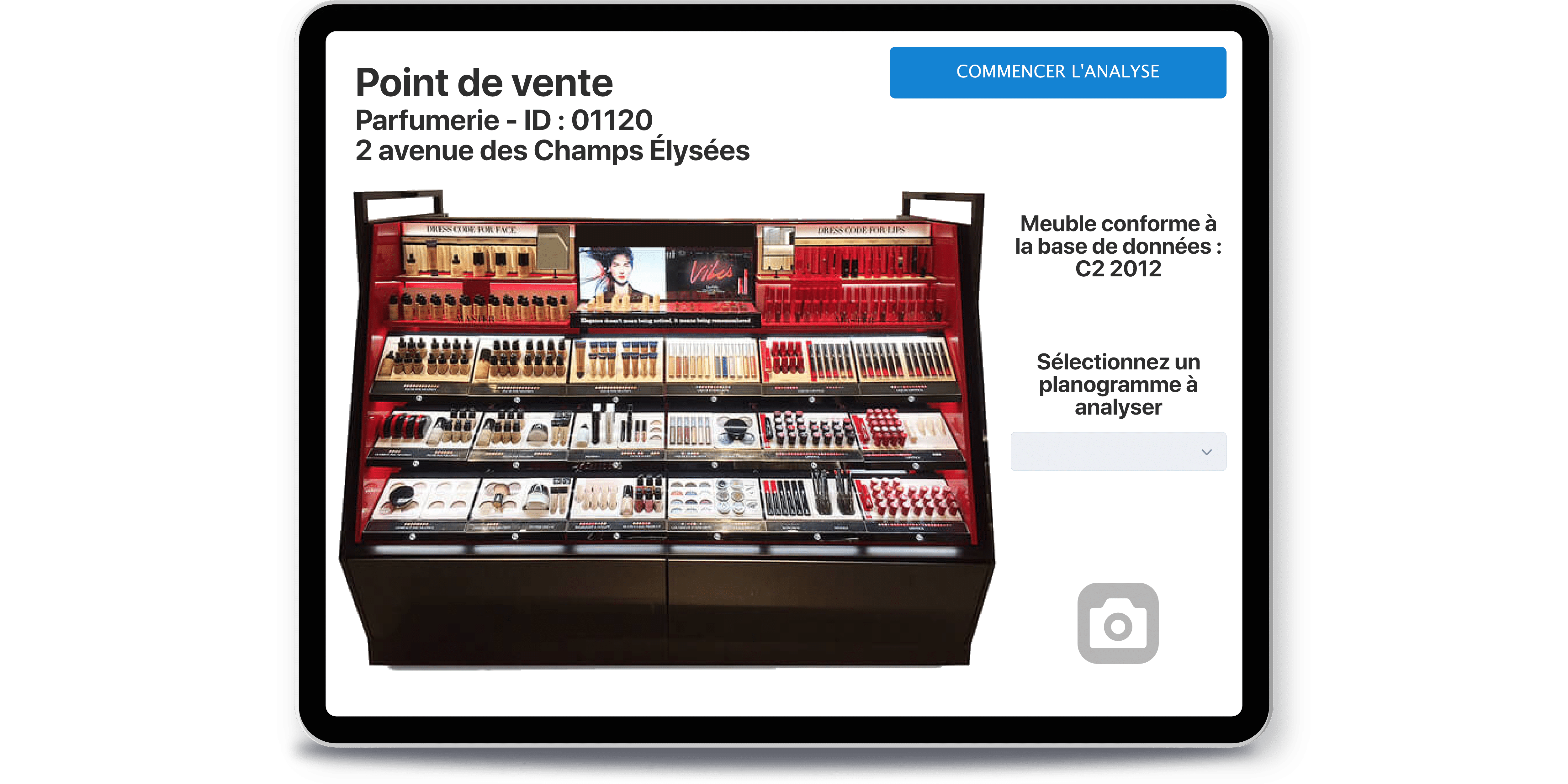 Analyse planogramme